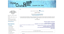 Desktop Screenshot of cineclubromafedic.it